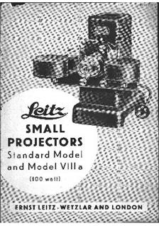 Leica Projector 8 - Seri manual. Camera Instructions.